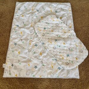 HTF Land of Nod Nightfall Bedding & Changing Pad Cover